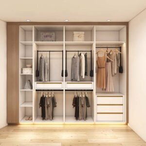 Elegant Wooden Closets For Bedrooms with Ample Storage